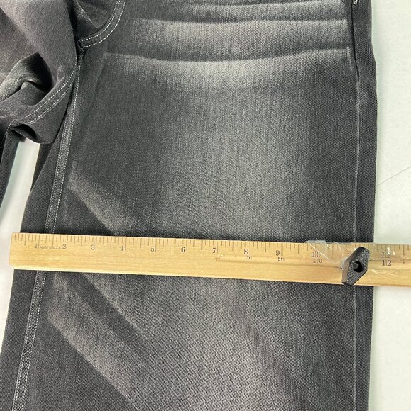 Halara Flex Jeans Women's 27x28* High Rise Wide Leg Black Stretch Denim No Tag - Picture 13 of 16